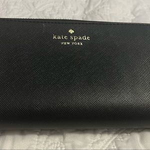 Like new kate spade black wallet